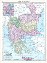 Balkan States, World Atlas 1913